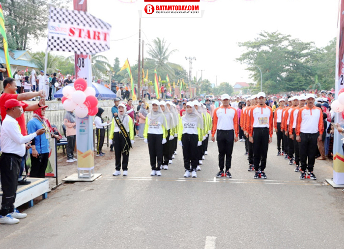 Lomba Tri Juang HUT Kemerdekaan RI ke-78 tahun di Bintan saat dimulai